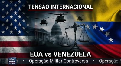 Tensão internacional entre EUA e Venezuela após operação militar de Trump para captura de Maduro - imagem ilustrativa mostrando conflito diplomático